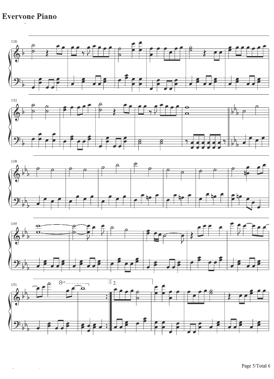 泣いてもいいんだよ钢琴谱-ももいろクローバーZ桃色幸运草Z-ももいろクローバーZ5