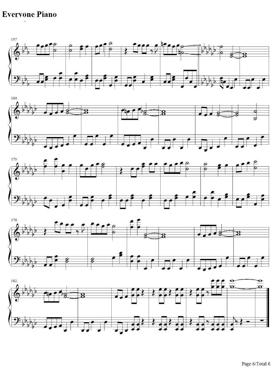 泣いてもいいんだよ钢琴谱-ももいろクローバーZ桃色幸运草Z-ももいろクローバーZ6