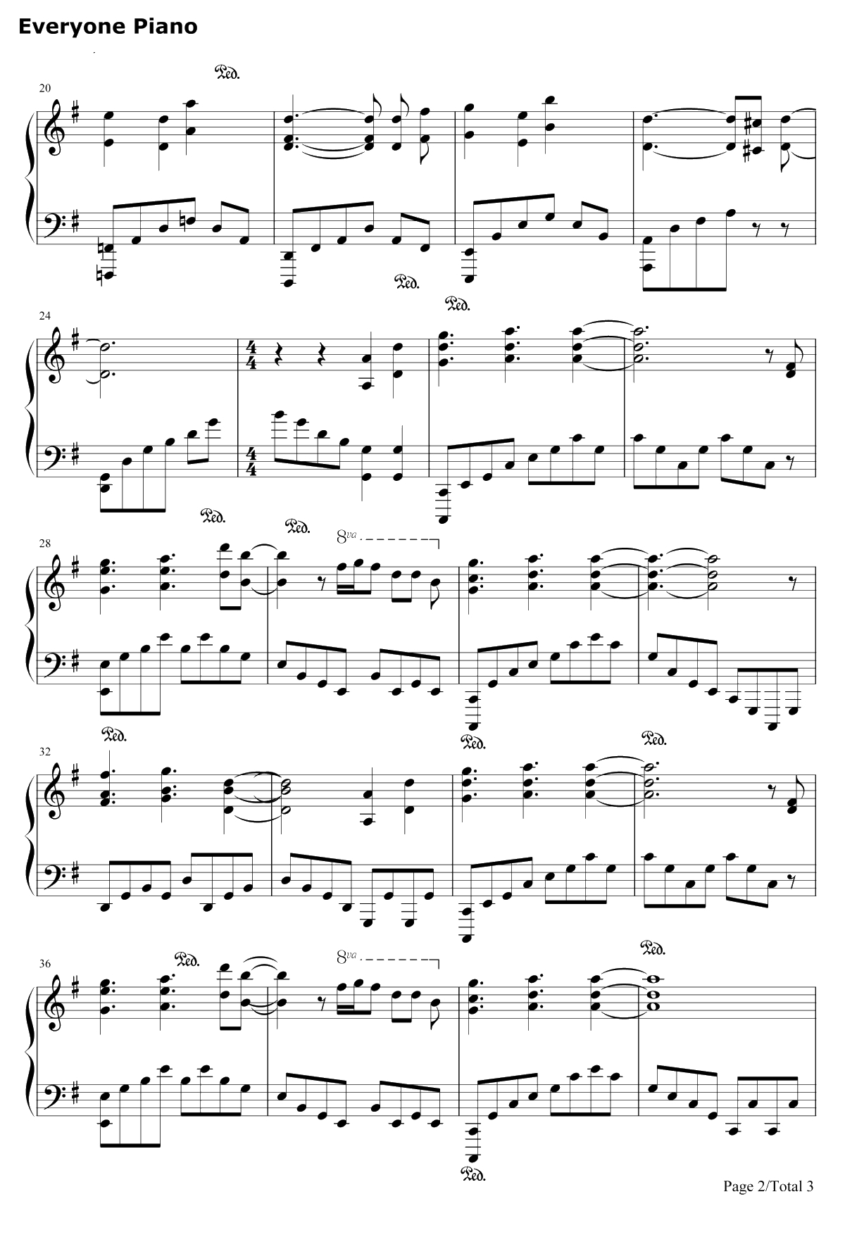 时を刻む呗钢琴谱-Lia-CLANNAD～AFTERSTORY～OP2