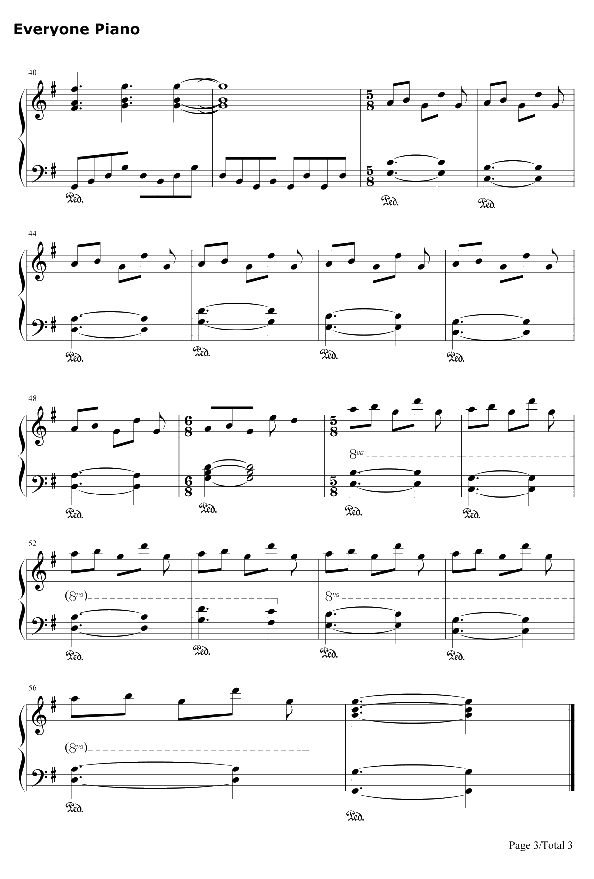 时を刻む呗钢琴谱-Lia-CLANNAD～AFTERSTORY～OP3