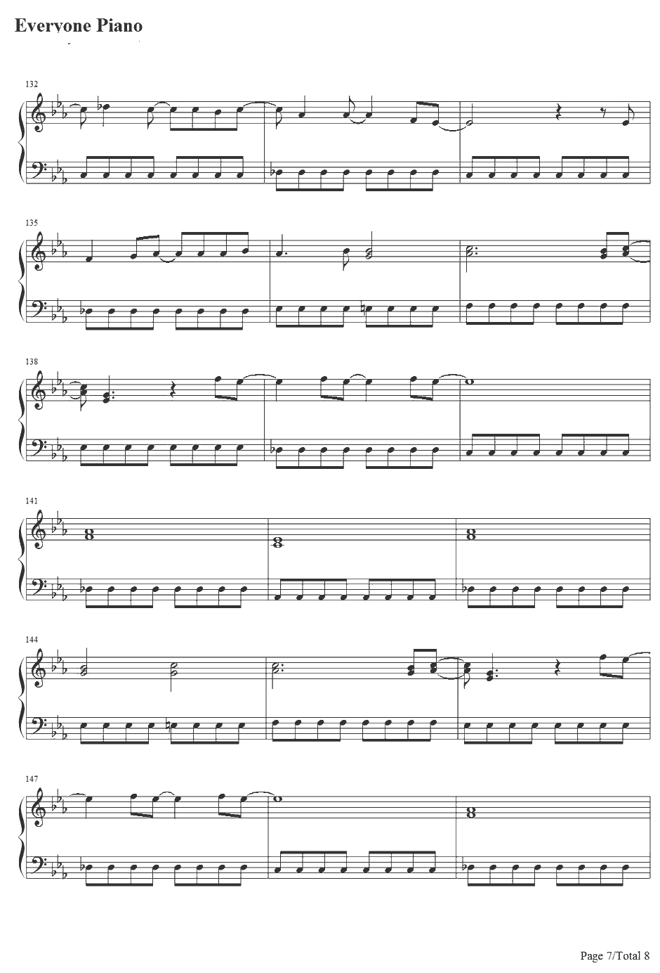 My will钢琴谱-dream-犬夜叉ED17