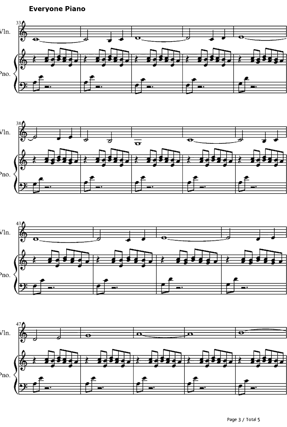 Sound scape to Ardor钢琴谱-鹭巣诗郎-死神OST33