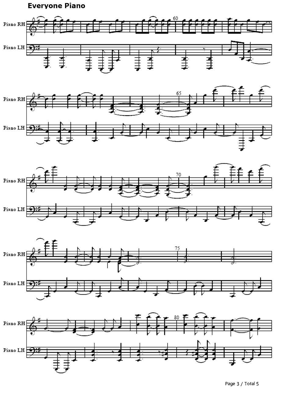 Velonica钢琴谱-AquaTimez-死神BLEACHOP93