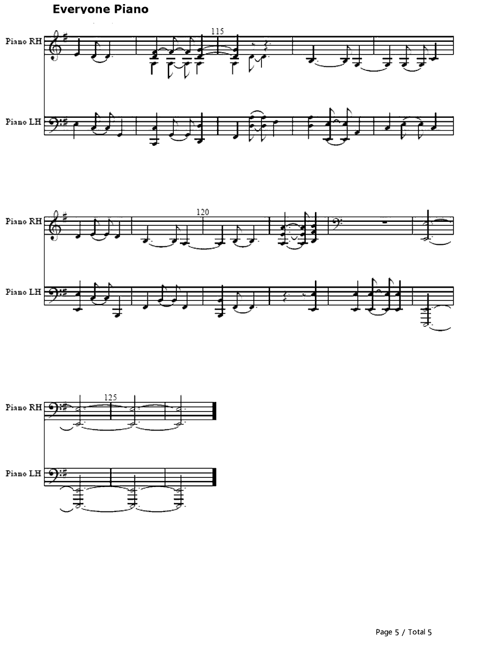 Velonica钢琴谱-AquaTimez-死神BLEACHOP95