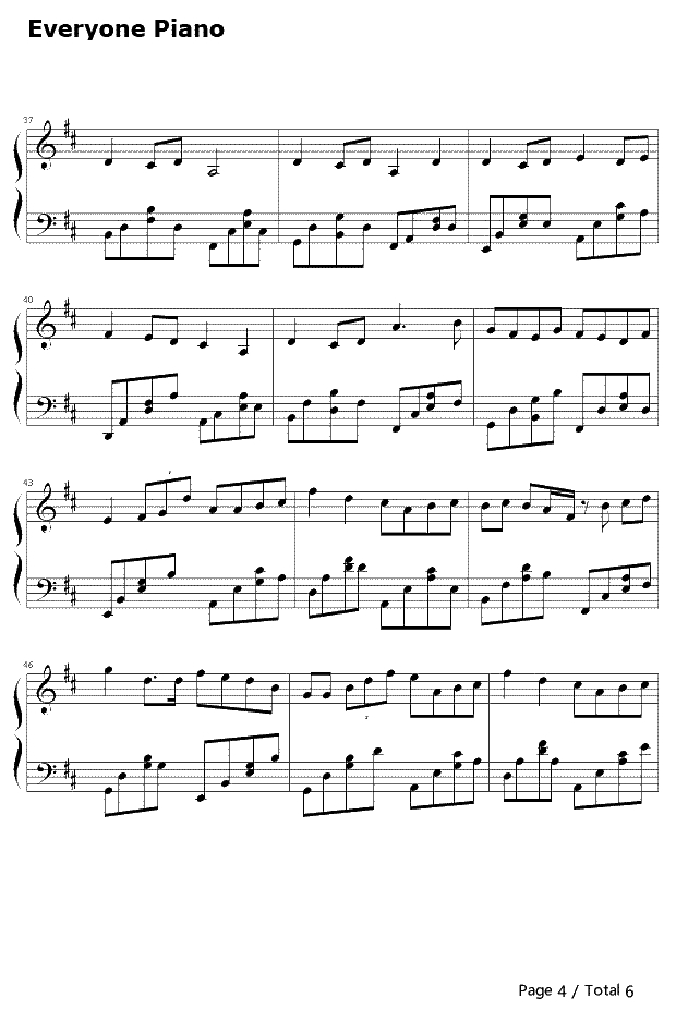 K歌之王钢琴谱-陈奕迅-K歌之王4