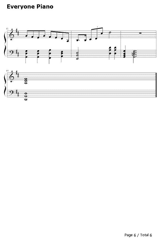 K歌之王钢琴谱-陈奕迅-K歌之王6