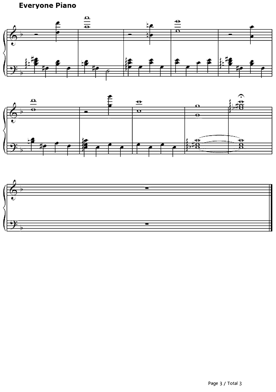 美しい想い出钢琴谱-和田薰-犬夜叉BGM3