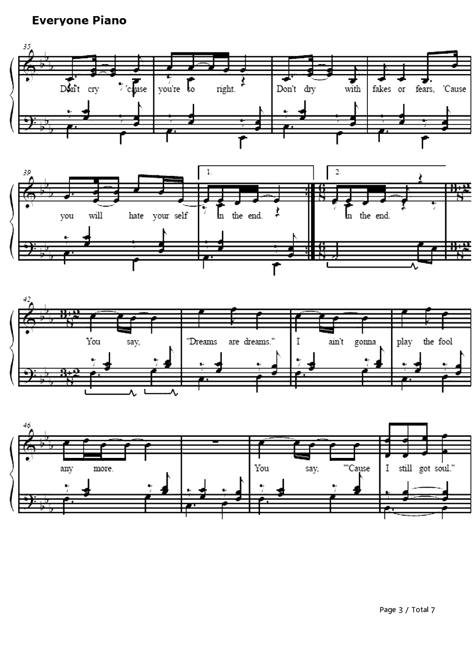 Wind钢琴谱-Akeboshi-NarutoED13