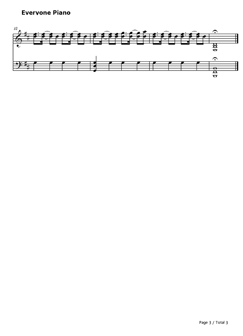 Where Have You Been钢琴谱-Rihanna3