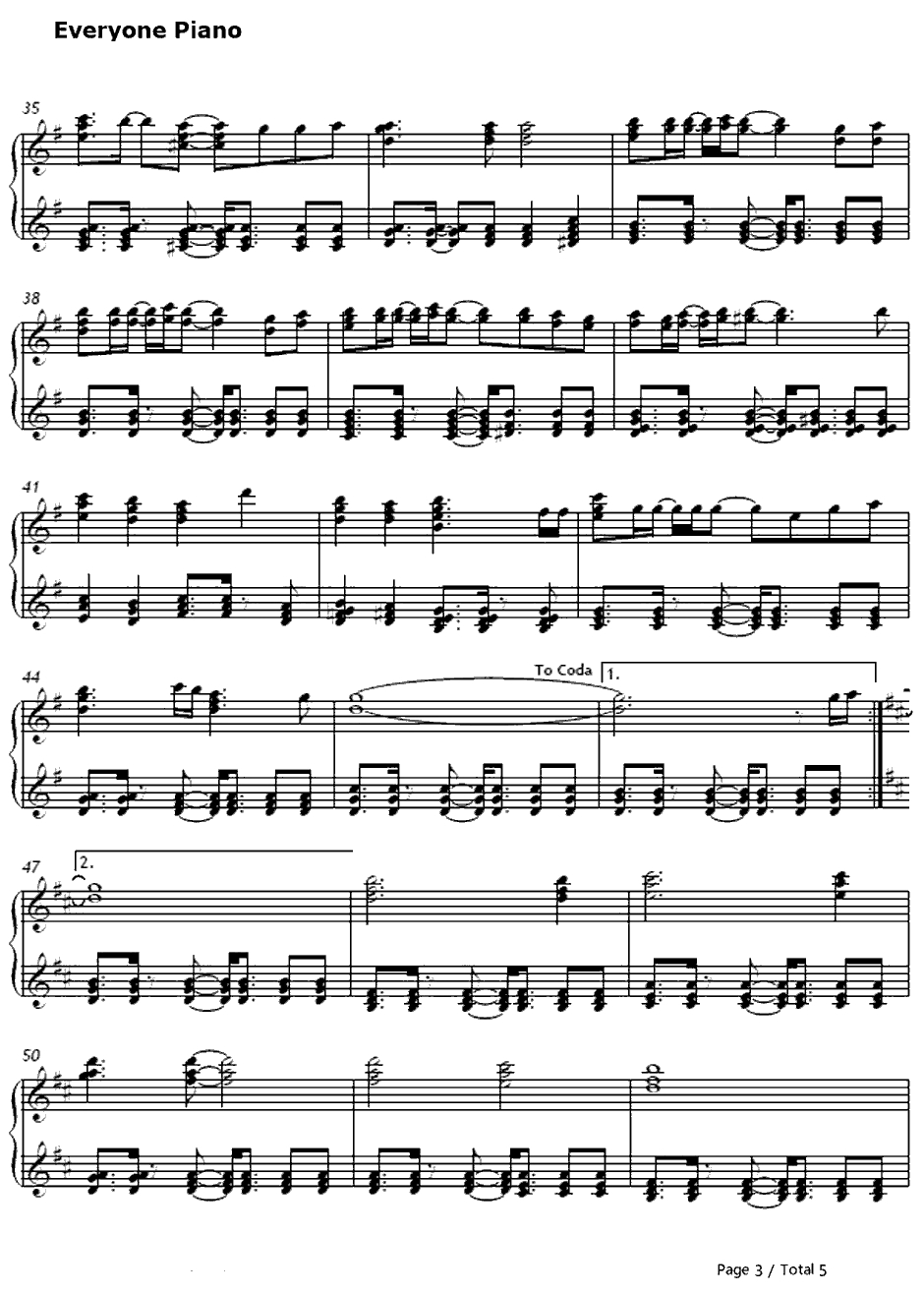 Grip!钢琴谱-EveryLittleThing小事乐团-犬夜叉OP43