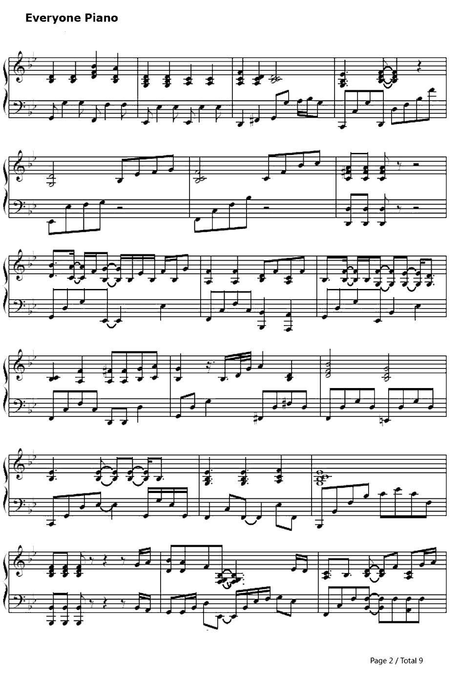 约束钢琴谱-今井麻美-THEIDOLMSTERED2