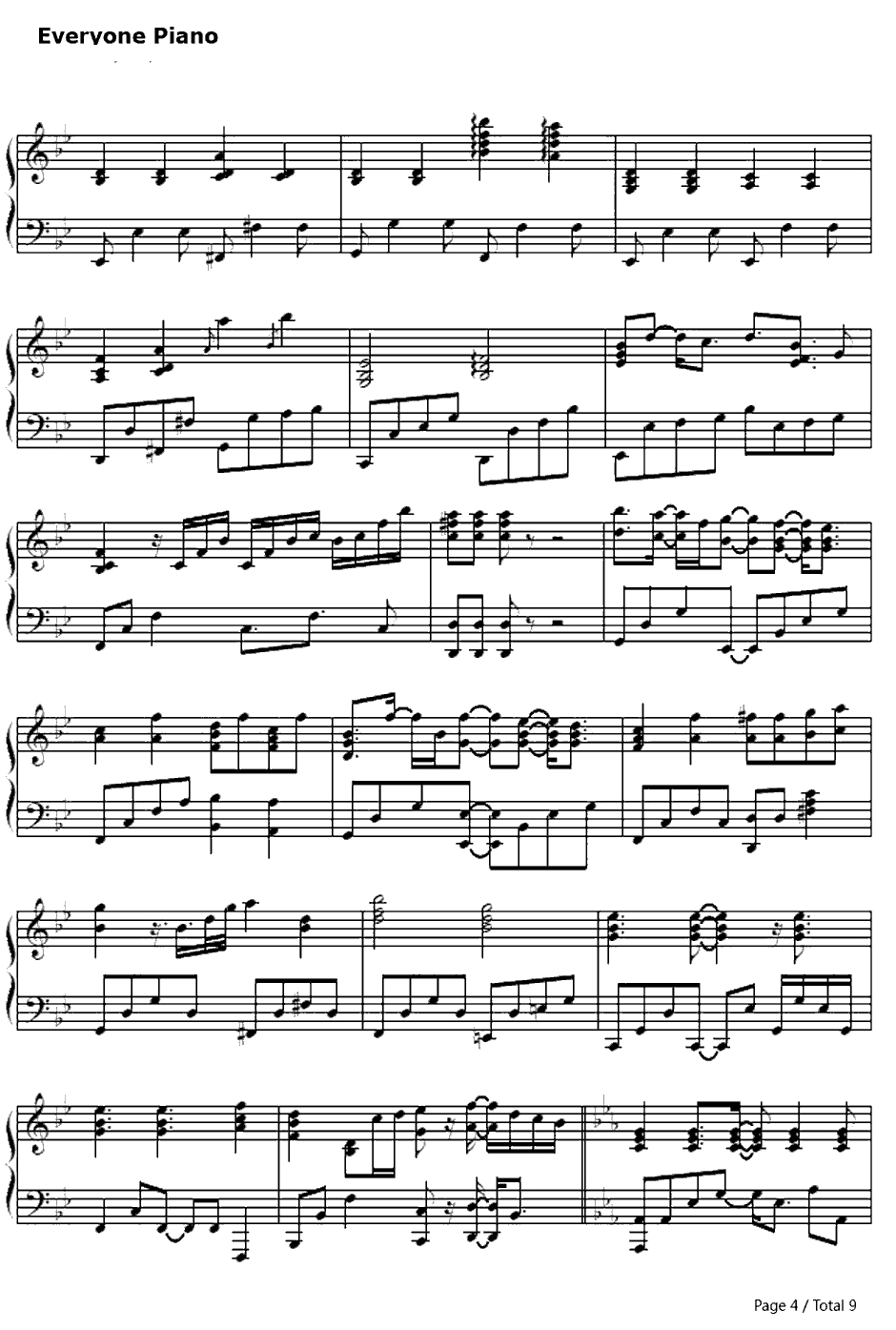 约束钢琴谱-今井麻美-THEIDOLMSTERED4