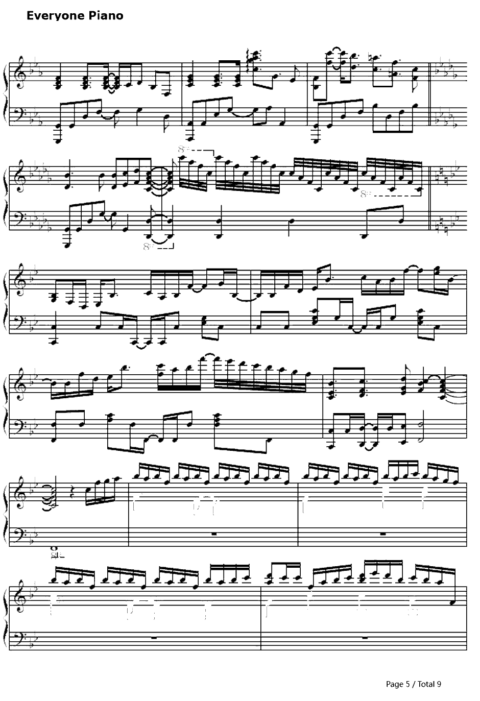 约束钢琴谱-今井麻美-THEIDOLMSTERED5