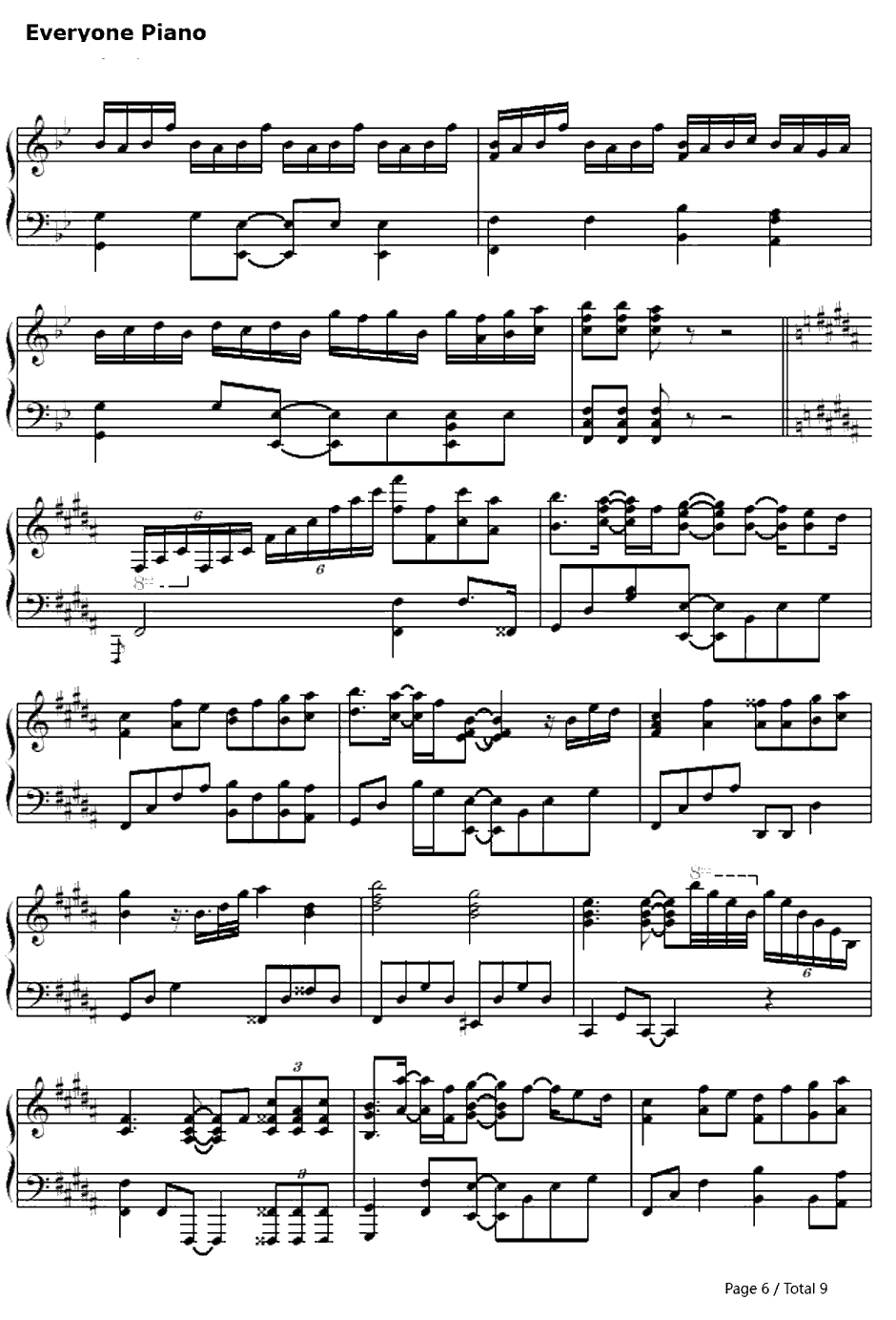 约束钢琴谱-今井麻美-THEIDOLMSTERED6