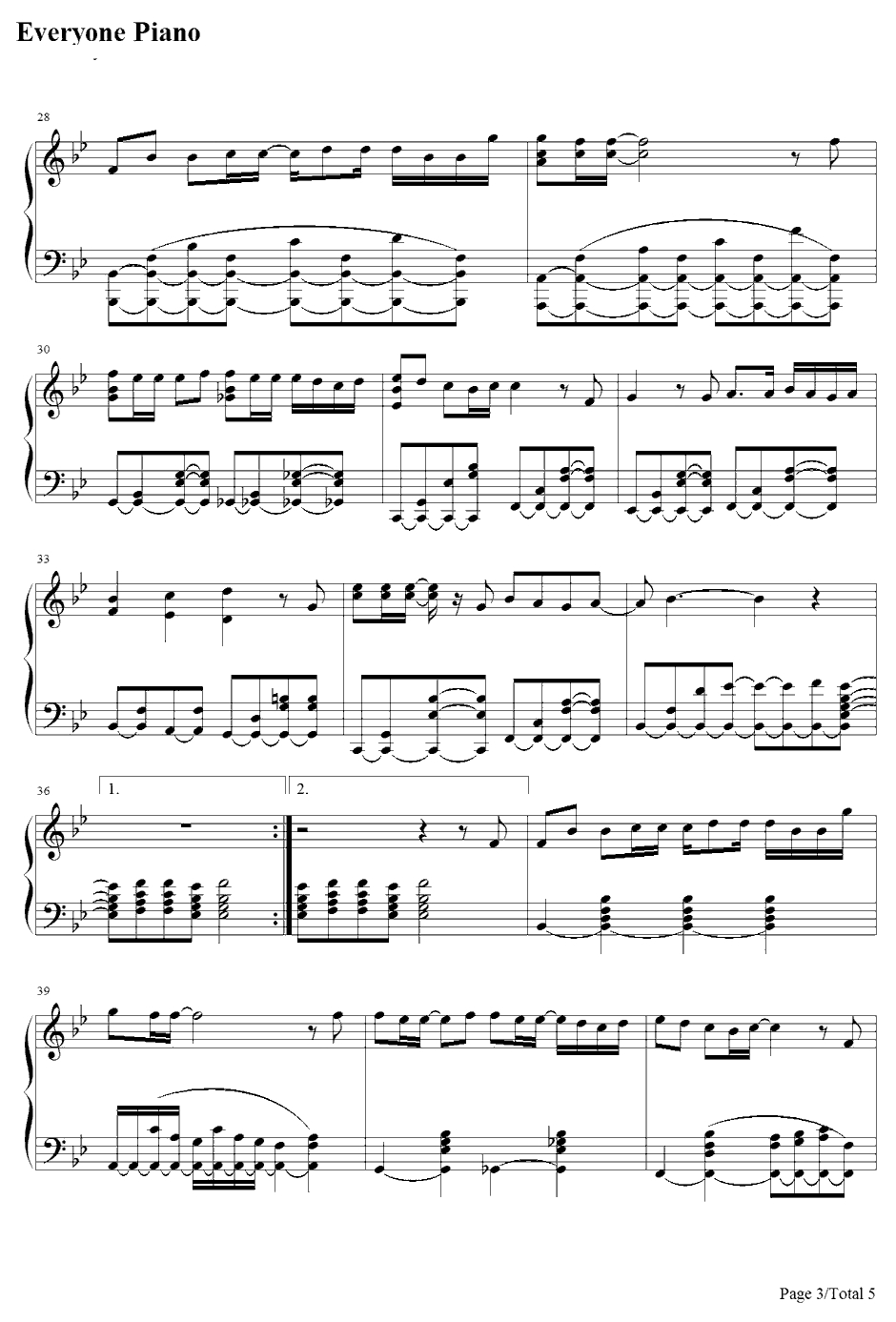 君がいない夏钢琴谱-DEEN-名侦探柯南ED43