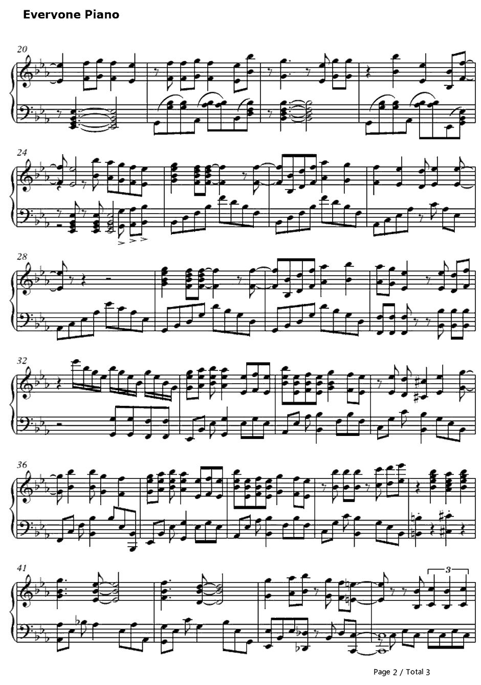 Heart Pattern钢琴谱-桐崎千棘（东山奈央）-伪恋ED-ニセコイED2