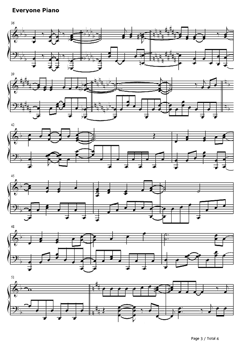 冥夜花伝廊钢琴谱-栗林みな実-刀语OP13