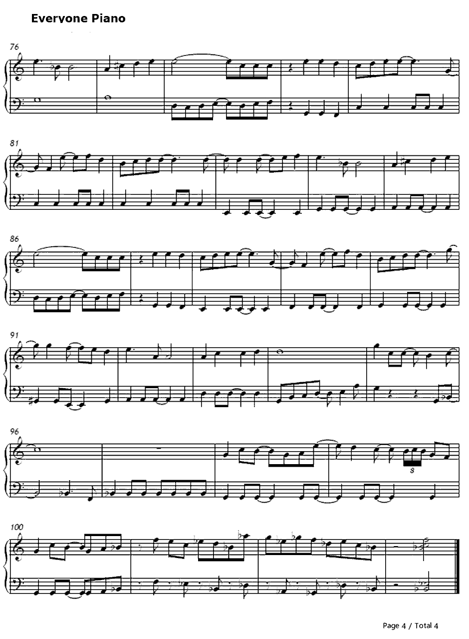 One Day One Dream钢琴谱-泷与翼タッキー&翼-犬夜叉OP54