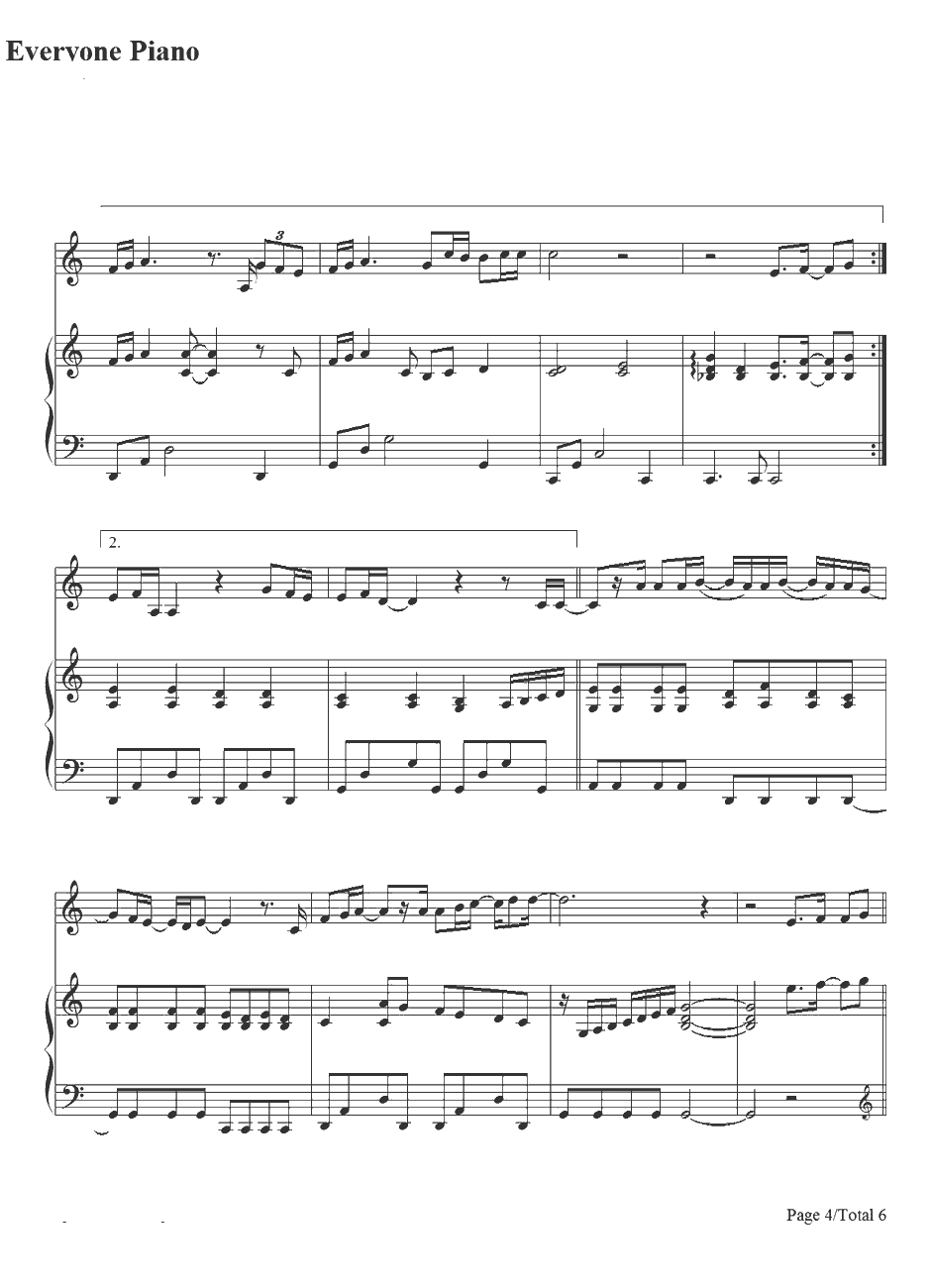 Crazy of You钢琴谱-孝琳-主君的太阳OST4