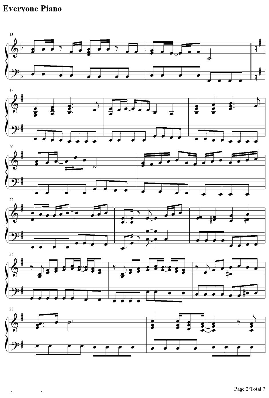 Days钢琴谱-Shela-棋魂ED2