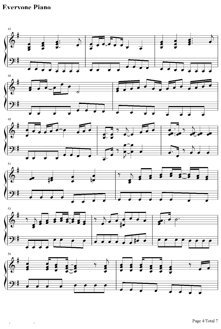 Days钢琴谱-Shela-棋魂ED4