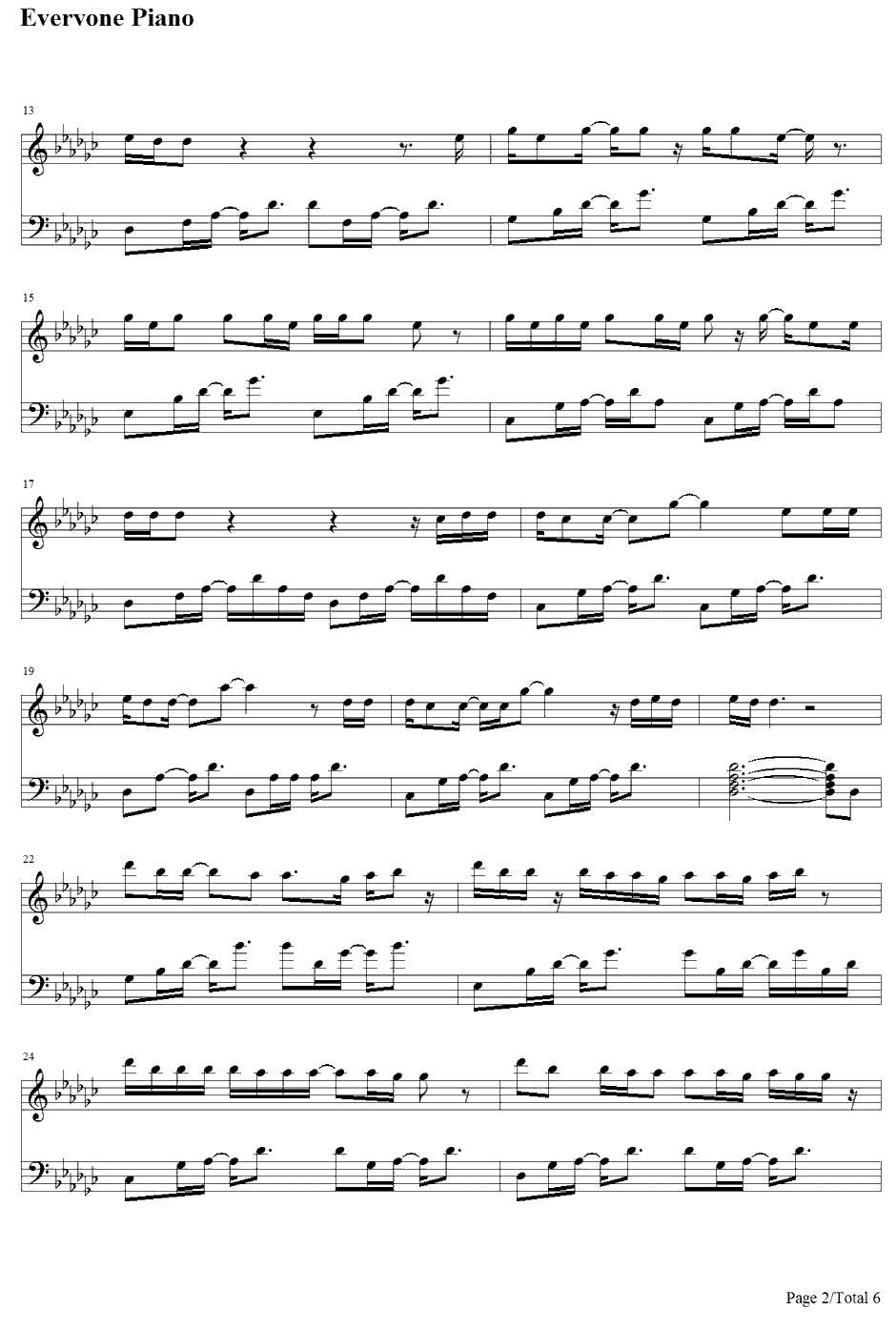 Meanwhile Back At Mama's钢琴谱-TimMcGraw2