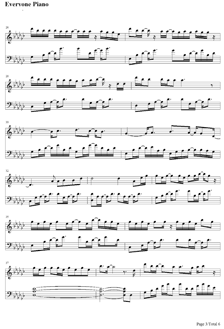 Meanwhile Back At Mama's钢琴谱-TimMcGraw3