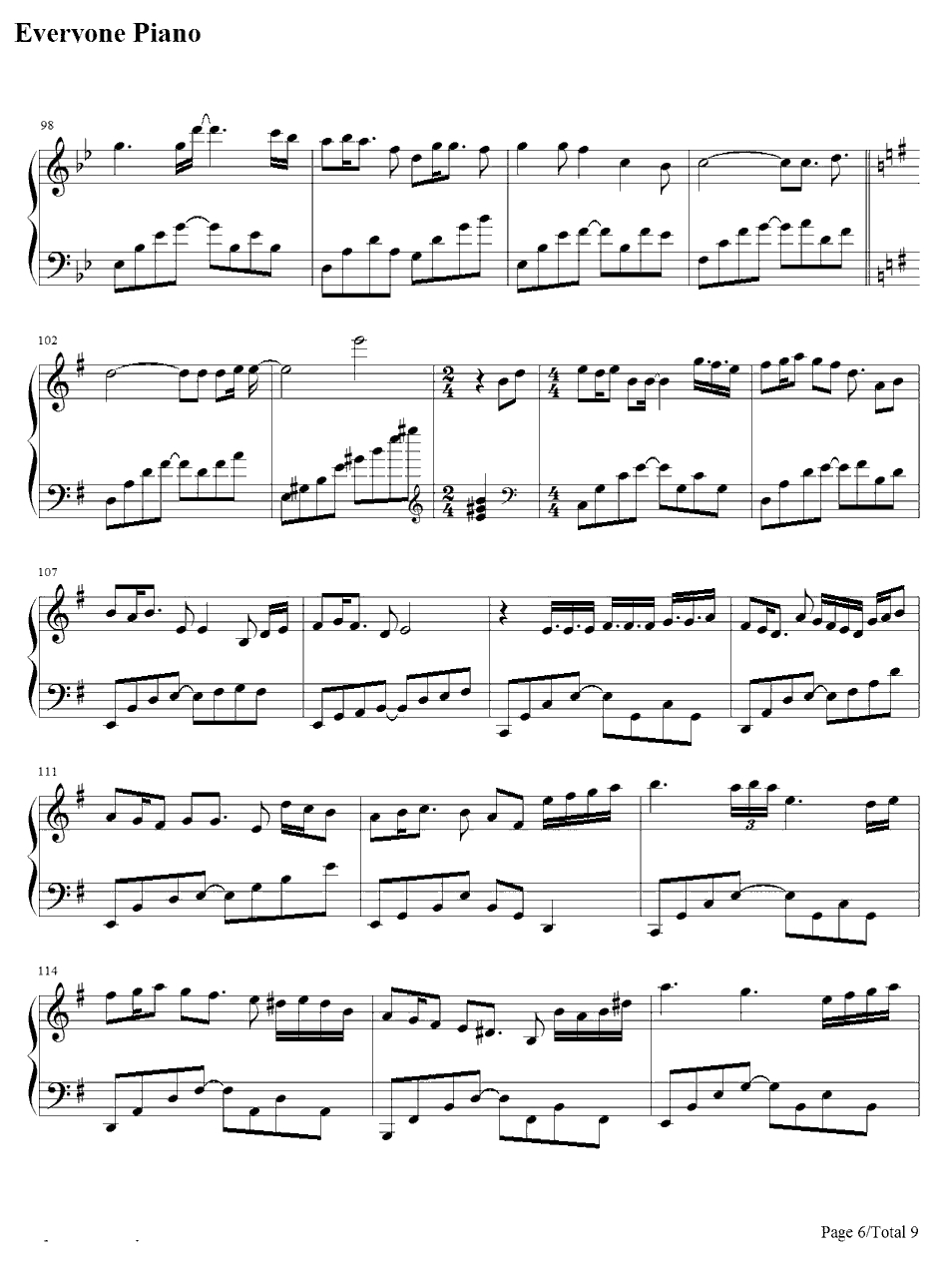 cat's  dance钢琴谱-初音ミク6