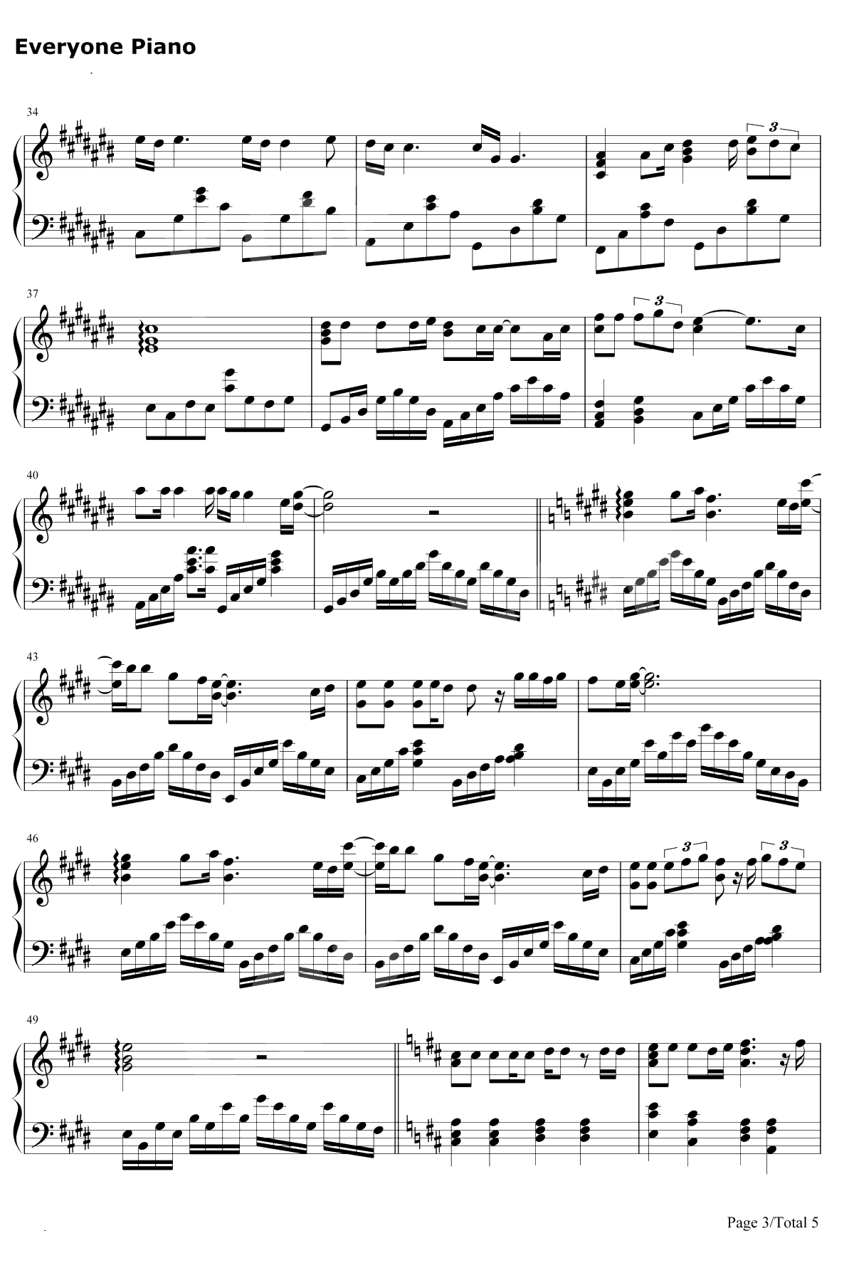 世界はまわると言うけれど钢琴谱-GarnetCrow-名侦探柯南ED33