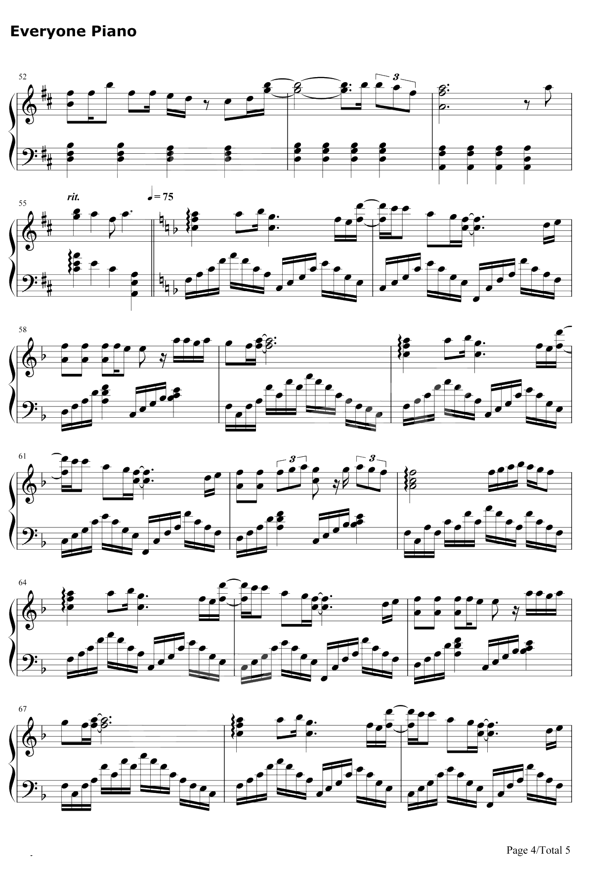 世界はまわると言うけれど钢琴谱-GarnetCrow-名侦探柯南ED34