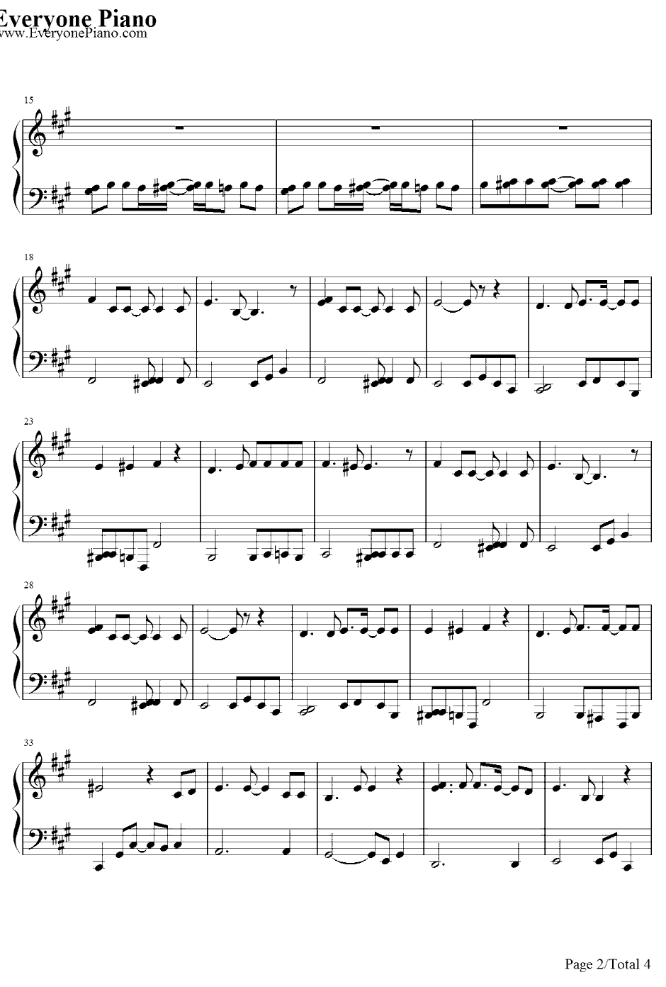 ヒトミノチカラ钢琴谱-観月ありさ-棋魂ED22