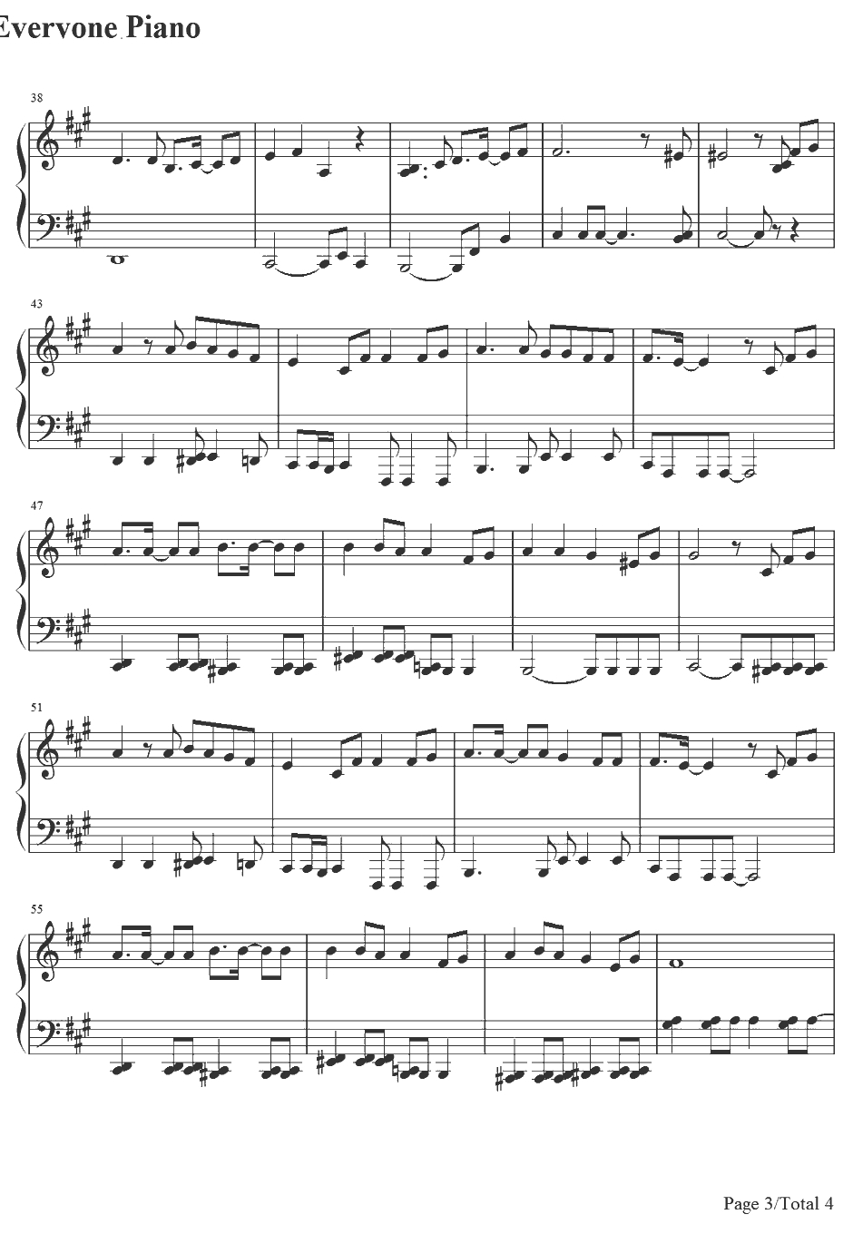 ヒトミノチカラ钢琴谱-観月ありさ-棋魂ED23