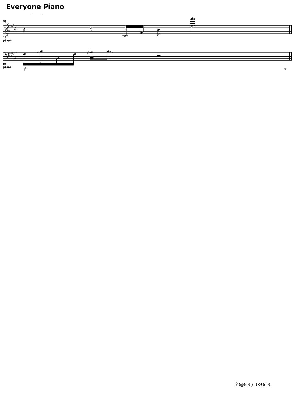 The Everlasting Guilty Crown钢琴谱-EGOIST-罪恶王冠OP23