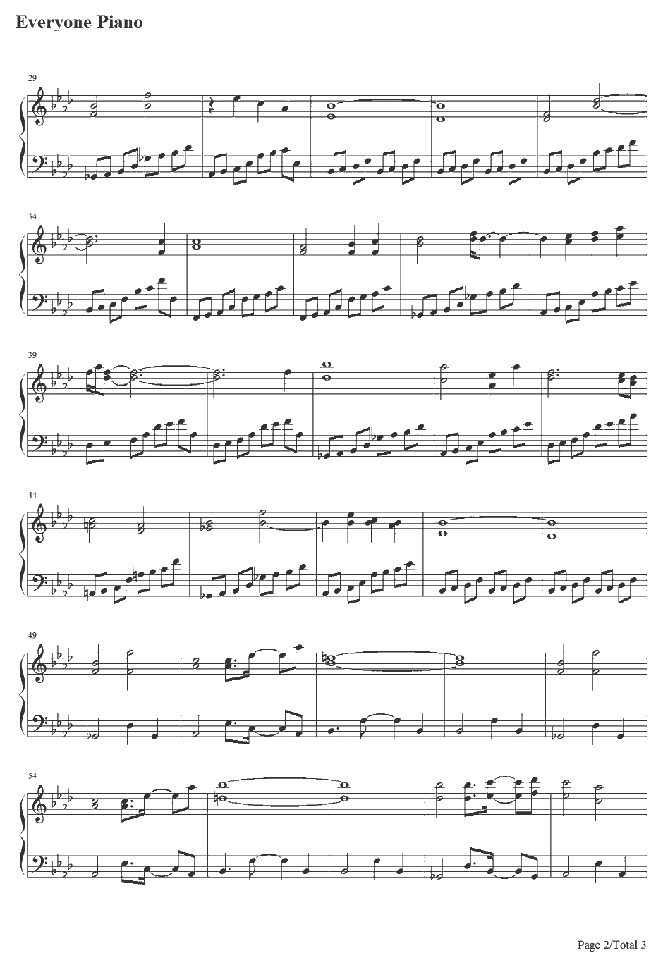 最も澄みわたる空と海钢琴谱-上海爱丽丝幻乐团-卯酉東海道2