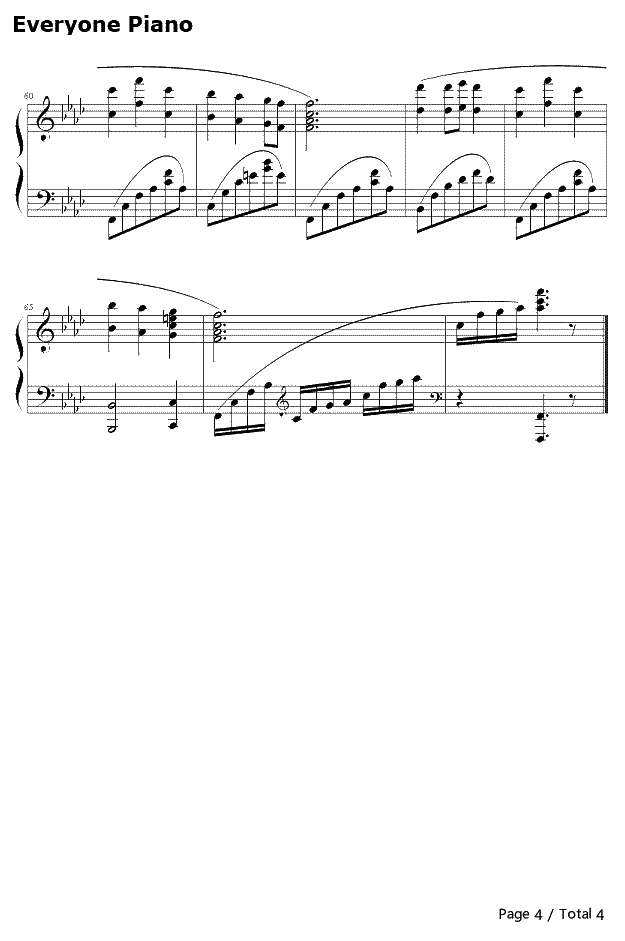 飘摇钢琴谱-周迅-飘摇4