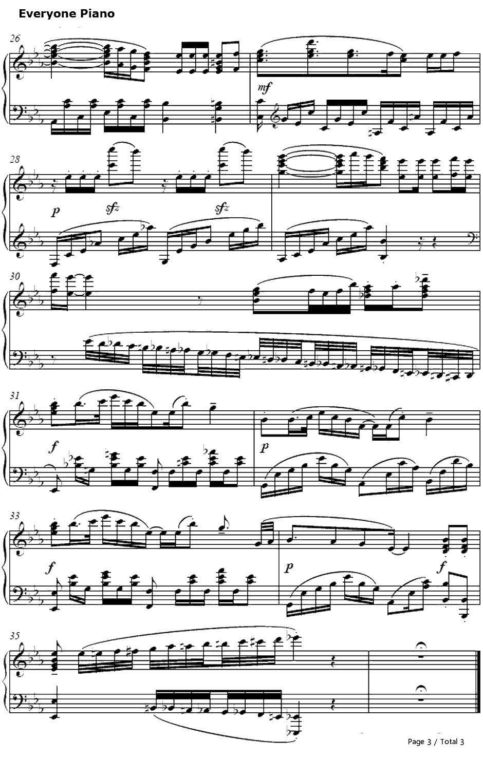 Enter Enter Mission钢琴谱-西住美穗（渊上舞）、武部沙织（茅野爱衣）、五十铃华（尾崎真实）、秋山优花里（中上育实）、冷泉麻子（井口裕香）-少女与战车ED3