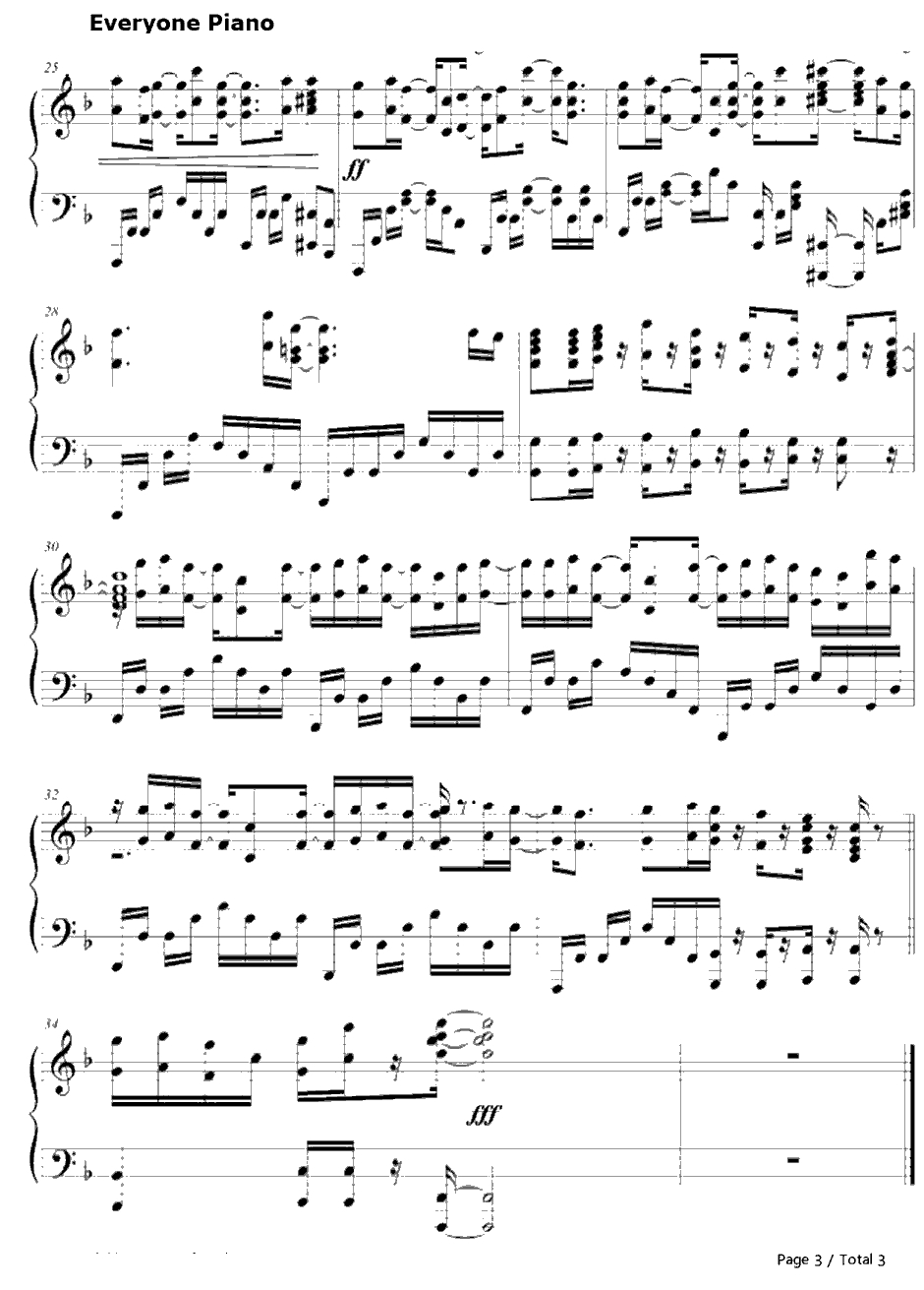 ambiguous钢琴谱-GARNIDELIA-双斩少女OP23