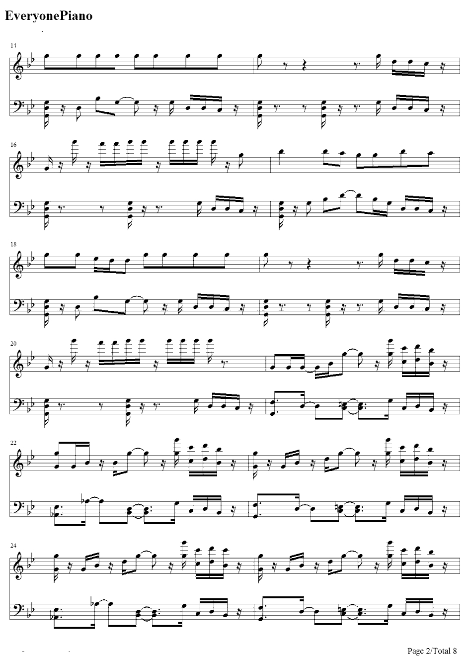 Good Kisser钢琴谱-Usher2