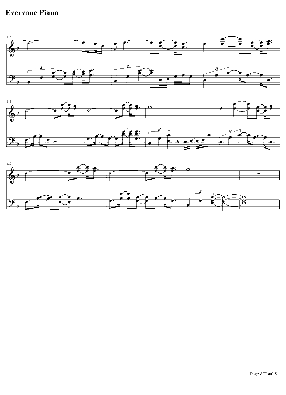 AfireLove钢琴谱-EdSheeran8