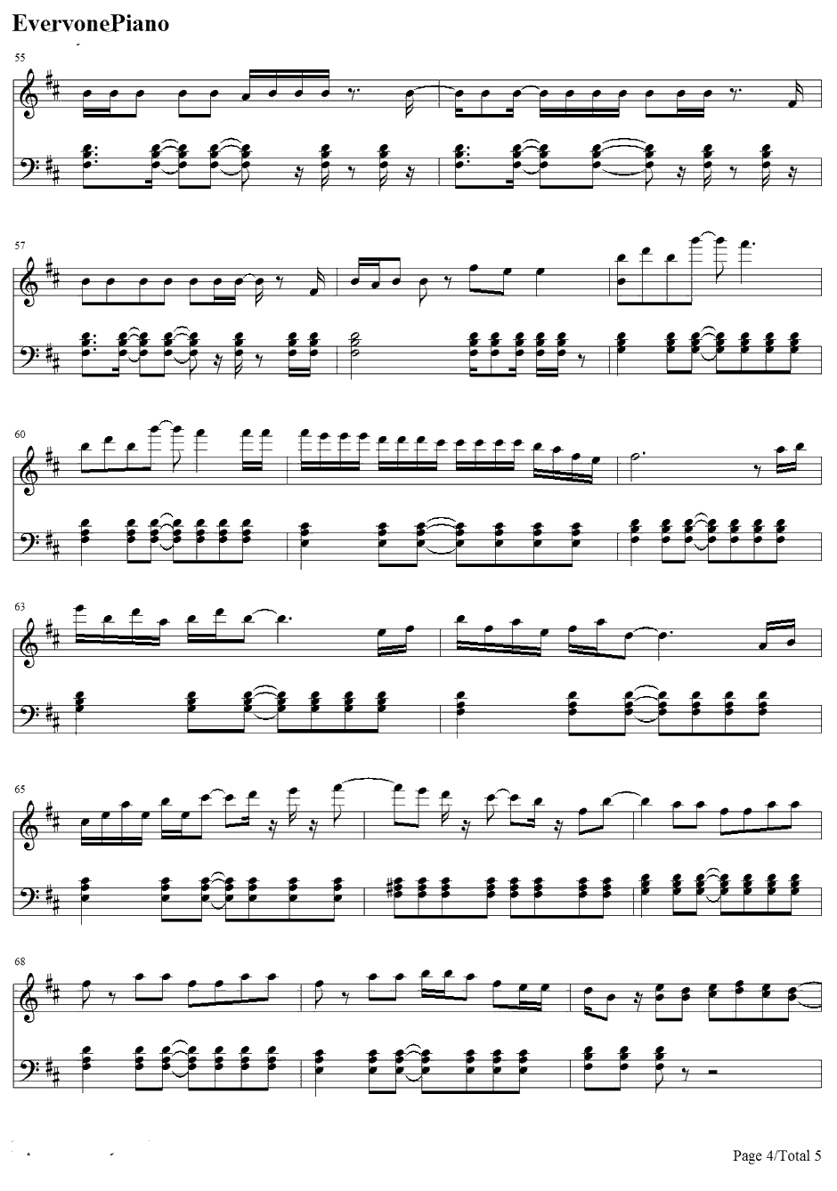 Bartender钢琴谱-LadyAntebellum-LadyAntebellum新单4