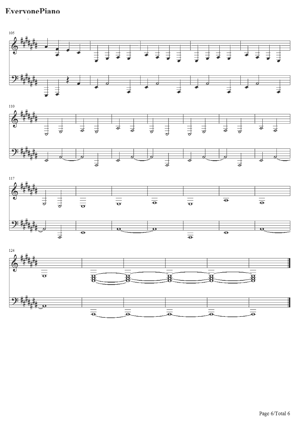 BelieveMe伴奏钢琴谱-LilWayne&Drake6