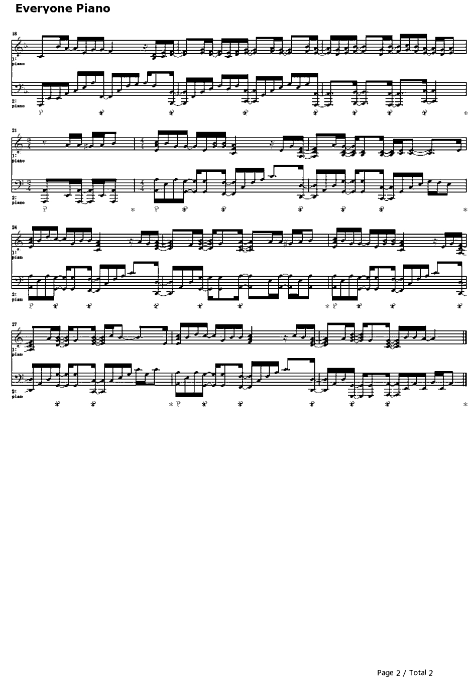 Hacking totheGate钢琴谱-いとうかなこ-命运石之门OP2