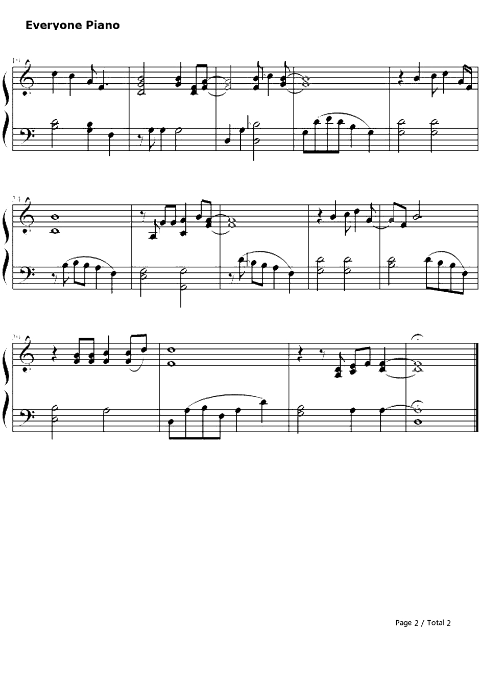 The Long and Win ding Road钢琴谱-TheBeatles2