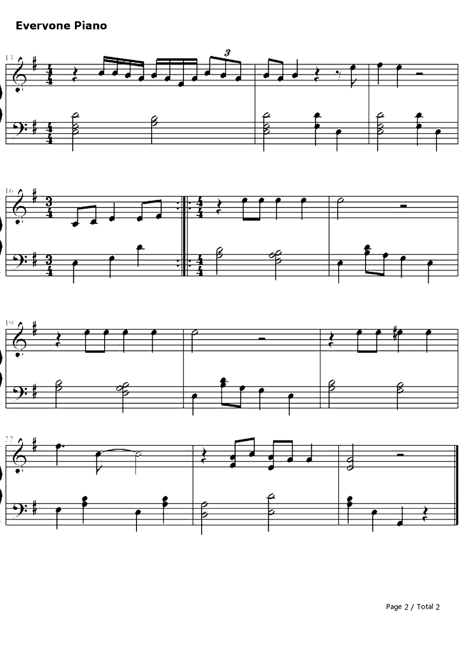 All You Need Is Love钢琴谱-TheBeatles2