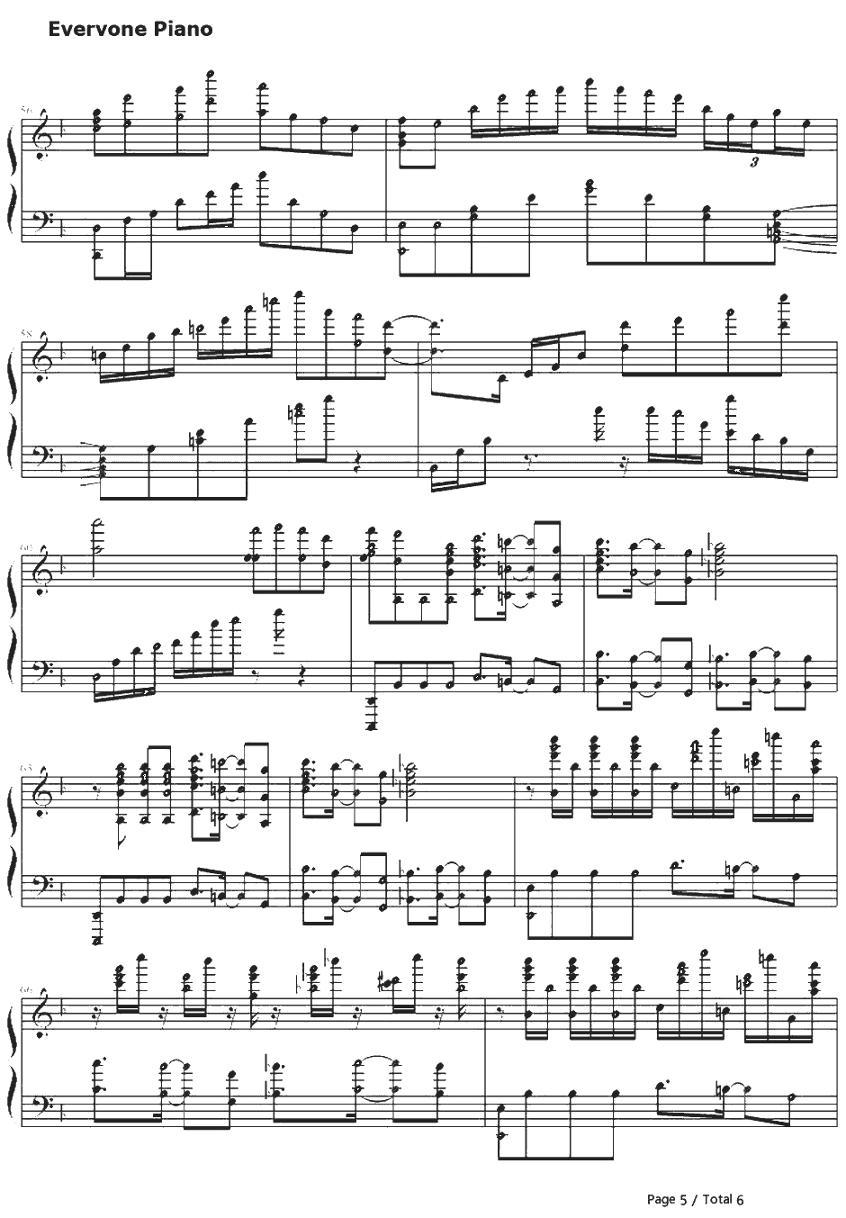 仆じゃない钢琴谱-angela-革命机valvraveED15