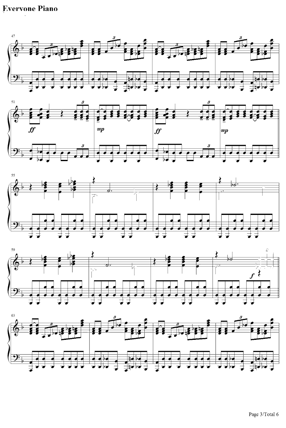 片翼の天使钢琴谱-植松伸夫-最终幻想ⅦOST3