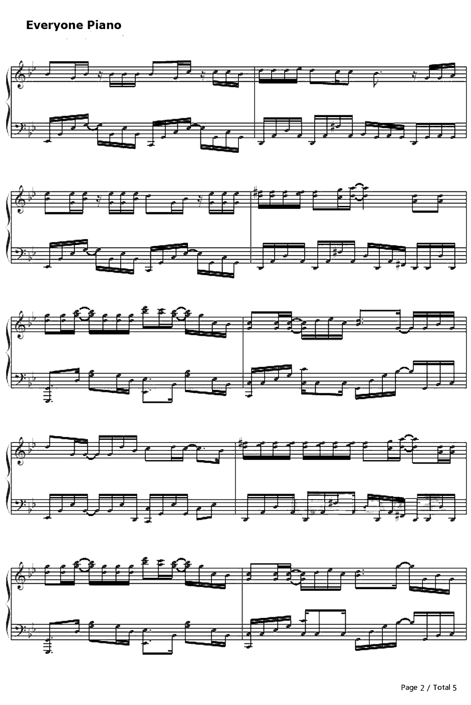 风起天阑钢琴谱-河图2