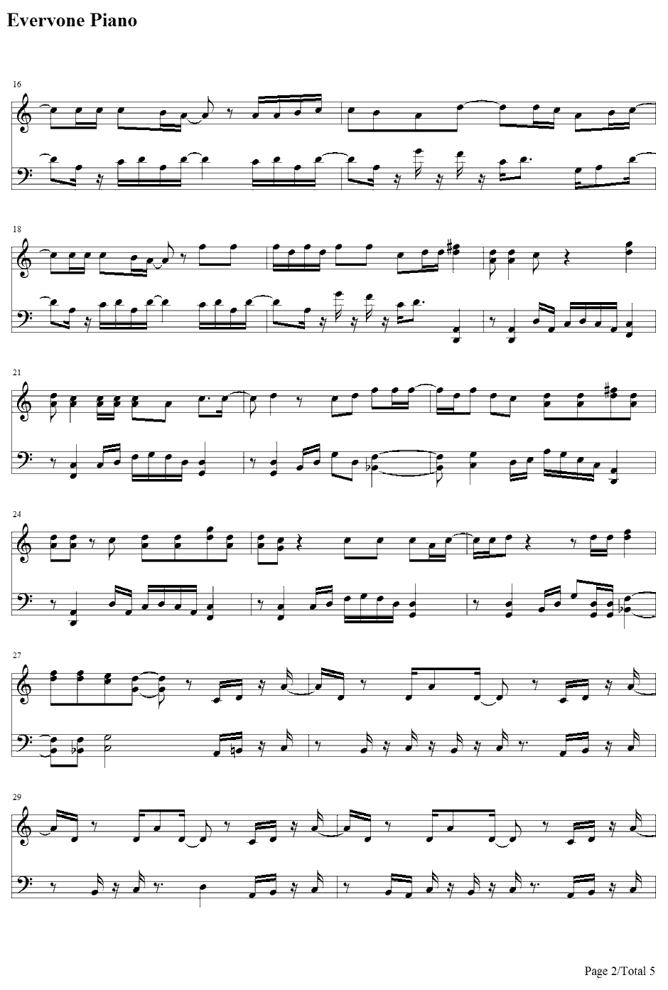 Small Town Throwdown钢琴谱-BrantleyGilbert2