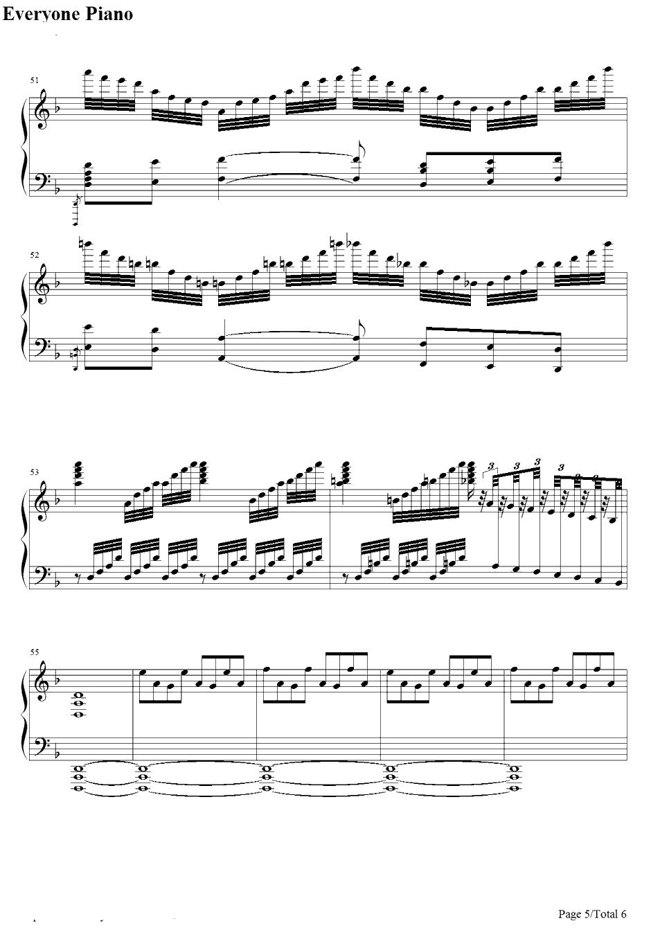 The Other Promise钢琴谱-王国之心-王国之心IIOST5