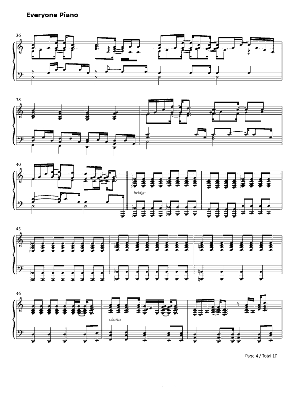 Tiny Dancer钢琴谱-EltonJohn4